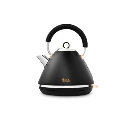Morphy Richards Accents Pyramid Kettle Black