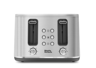Morphy Richards Motive 4 Slice Toaster Brushed