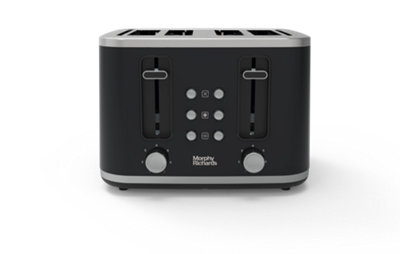 Morphy Richards Motive 4 Slice Toaster in Black | Size: 1 Pack - Image 11