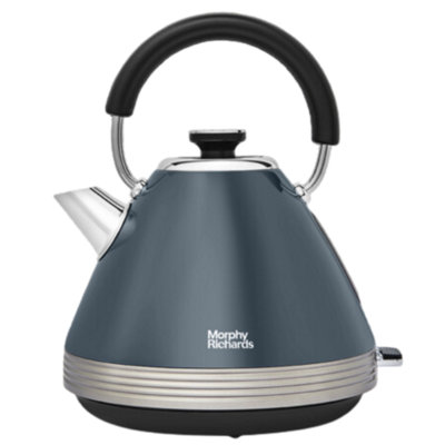 Morphy Richards Venture Retro Pyramid 100335 Kettle 1.5L, Rapid Boil, Basalt With Removable Limescale Filter - Image 4