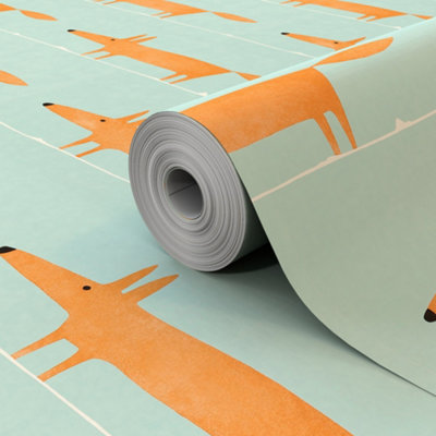 Products | Scion Auburn Mr Fox Smooth Wallpaper