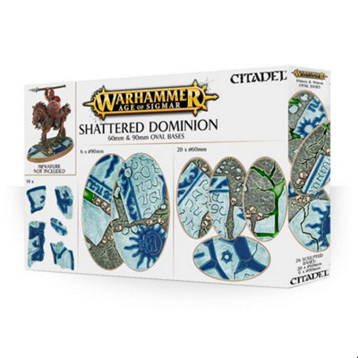 Games Workshop Aos: Shattered Dominion: 60 & 90mm OvalBrand New And Sealed from B&Q