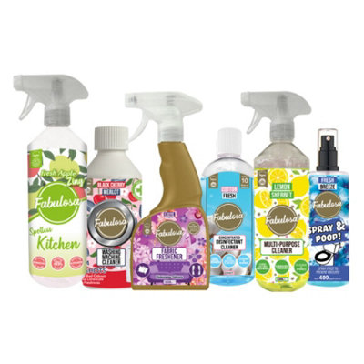 Fabulosa Favourites Household Cleaning Bundle 6 Piece Cleaner And Freshener Set from B&Q