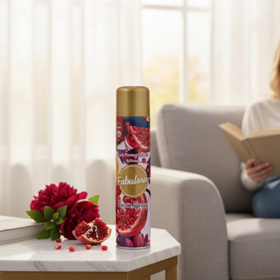 Fabulosa Lush Pomegranate Room Spray 300Ml Fresh Fragrance For Living Room And Home from B&Q