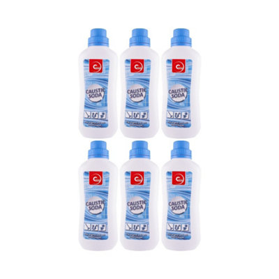 Caustic Soda 375GHeavy-Duty Drain And Cleaning AgentPack Of 6 from B&Q