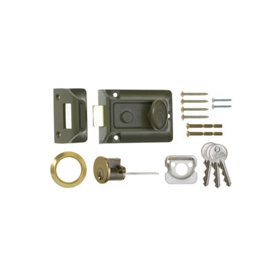 Era Green - Traditional Night Latch - Case