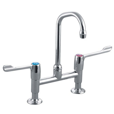 Armitage Shanks S8200Aa Markwik Pillar Mxr 150mm Lvr from B&Q