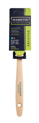 Hamilton Prestige 25mm Synthetic Oval Angled Paint Brush from B&Q