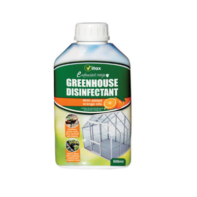 Vitax Greenhouse Disinfectant With Added Orange Oils 500Ml from B&Q