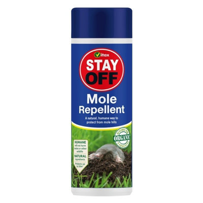 B&Q -  Stay Off Mole Repellent 500G Bottle