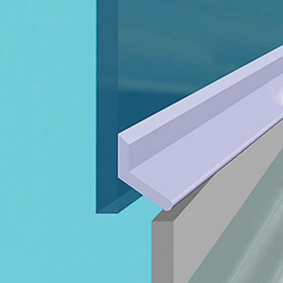 Croydex Am160532 Shwr Door Seal Kit from B&Q