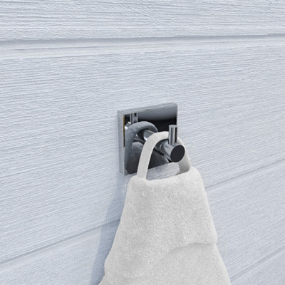 Croydex Chester Flexi-Fix Towel Ring from B&Q