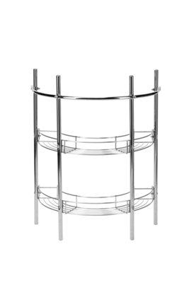 Croydex  Under Basin Bathroom Storage Unit - Chrome - Image 4