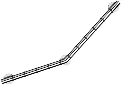 B&Q -  Grab'n'grip Chrome Effect Grab Bar (L)905mm