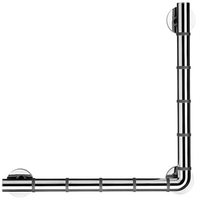 B&Q -  Grab'n'grip Chrome Effect Grab Bar (L)480mm