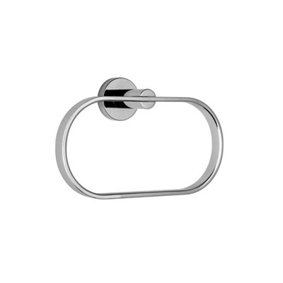 Croydex Chrome Flexifix Metra Towel Ring - Image 4