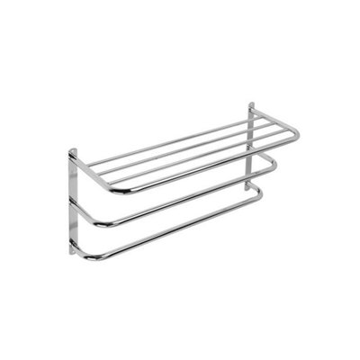 Croydex QM261841 Chrome Plated Mild Steel Wall Mounted Towel Rack and Additional Rails, 21.5 x 63 x 30 cm - Image 4