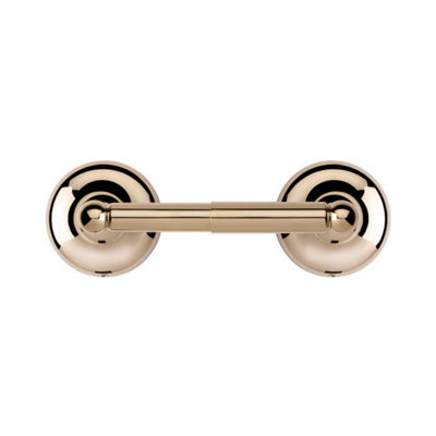 Croydex Grosvenor Flexi-Fix Gold Spindle Toilet Roll Holder from B&Q