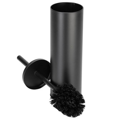 Croydex Toilet Brush & Holder - Matte Black - Image 5