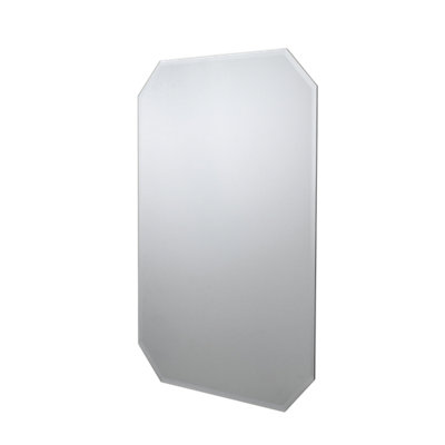 Croydex Octagonal Wall-Mounted Bathroom Mirror (H)70Cm (W)50Cm from B&Q