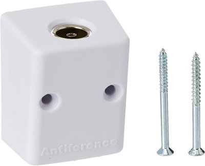 Antiference Cob11R Surface Mounted Outlet Socket from B&Q