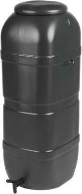 Plastic Water Butt Barrel Strata Ward 210 L With Tap And Lockable LidBlack from B&Q