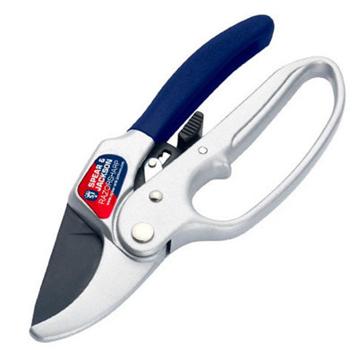 B&Q -  Ratchet Anvil Secateurs W/ Loop HandleRazorsharp Garden Tool