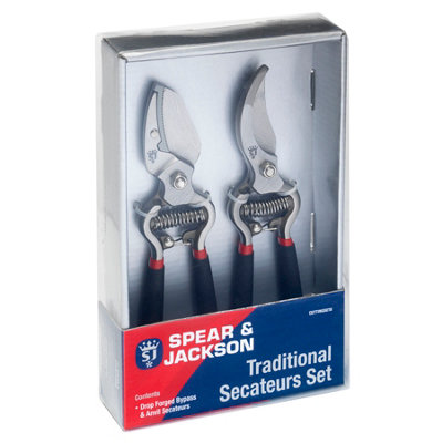 Spear and Jackson Vintage Bypass and Anvil Secateurs Set - Image 6