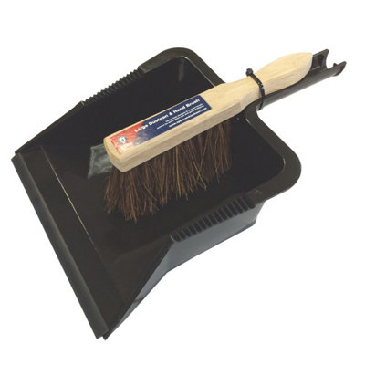 B&Q -  Plastic Dustpan + Hand Brush