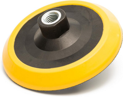 Glass Polish 125mm Universal Backing Pad With M14X2 Thread For Rotary Polishing Machines from B&Q