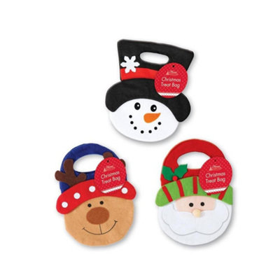 Anker Christmas Felt Treat BagChristmas Stocking Gift from B&Q