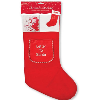 Anker Christmas Personalised Stocking from B&Q