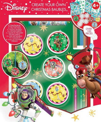 Anker Toy Story 4 Create Your Own Christmas Baubles from B&Q