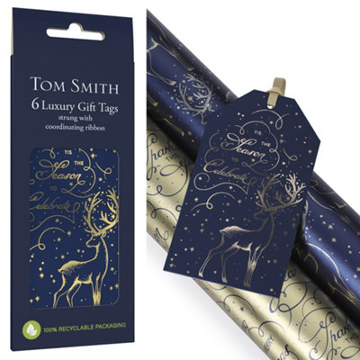 Anker Pack Of 6 Celebrations Luxury Christmas Gift Tags from B&Q