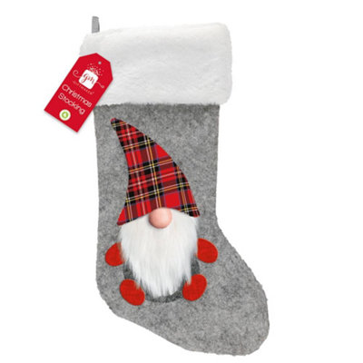 Anker 3D Felt Character Gonk Christmas Stocking from B&Q