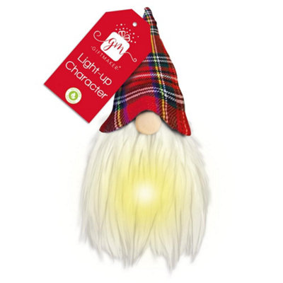 Anker Small Led Hanging Christmas Gonk Character Decoration from B&Q