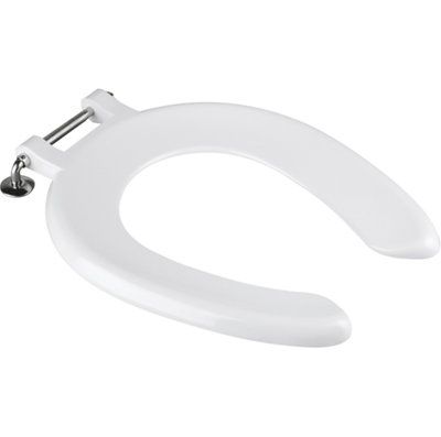 FixTheBog Wirquin Seat Only With Stainless Steel HingeWhite Scr53Wh from B&Q