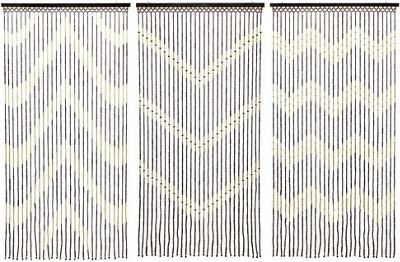  - Wooden Beaded Tuscany Provence String Bamboo Diamond Style Bead Curtain Handmade Home Decor Doorways Screen Blind 90 X 180Cm