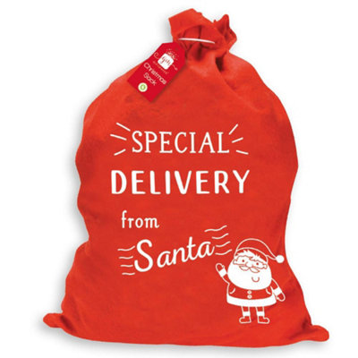 Anker Basic Special Delivery Christmas Sack from B&Q