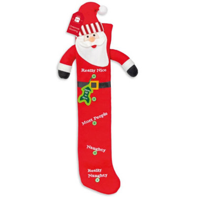 Anker Extra Long Night Christmas Santa Stocking from B&Q