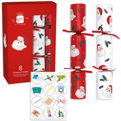 Anker Pack Of 8 Traditional Santa Christmas Dinner Crackers from B&Q