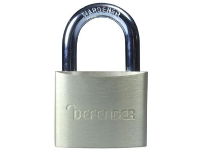 Defender Brass Padlock 40mm Defbp4 from B&Q
