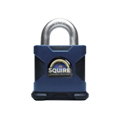 Squire Ss80S Stronghold Solid Steel Padlock 80mm Cen6 Boxed from B&Q