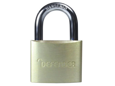 Defender Dfal4 Aluminium Padlock 40mm Defdfal4 from B&Q