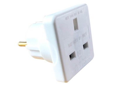 Dencon Universal European Travel Adaptor For Uk VisitorsCompact And Reliable Charging Solution from B&Q