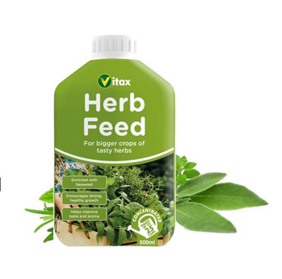 Vitax Herb Liquid Feed Concentrate Nitrogen Plant Food For Tasty Herbs 500Ml from B&Q