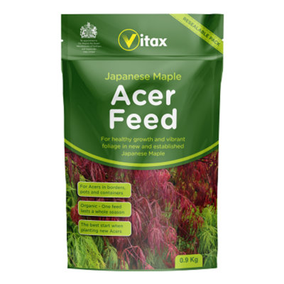 Vitax Japanese Maple Acer Fertiliser Feed 900G Pouch from B&Q