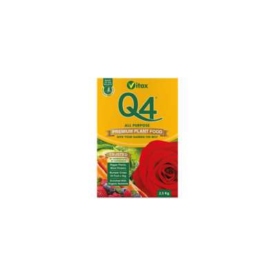 Vitax Q4 All Purpose Plant Food 2.5Kg Box from B&Q