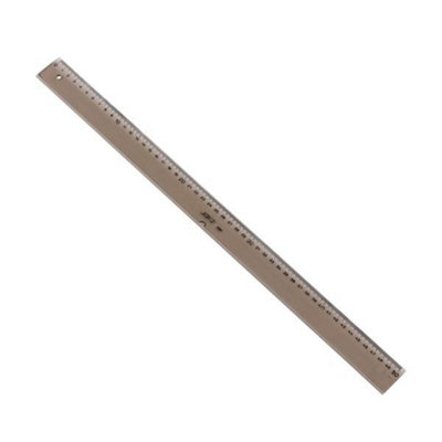 Jakar Plastic Translucent Ruler 50Cm With mm And Cm Markings For School Office Craft And Technical Drawing 3060 from B&Q