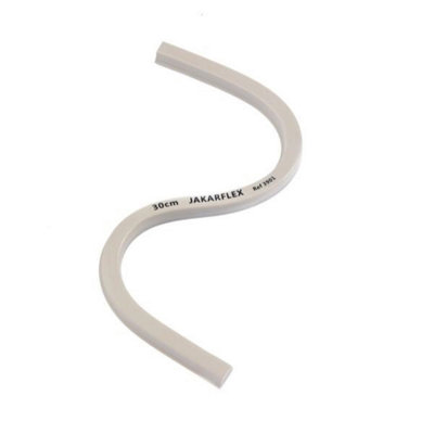 Jakar Flexible Curve 30Cm Grey Bendable Ruler 3901 Pvc Cover Metal Core Bevelled Edge For Drafting from B&Q